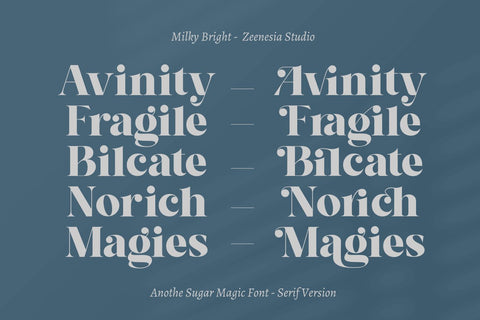 Milky Bright Font Zeenesia Std 