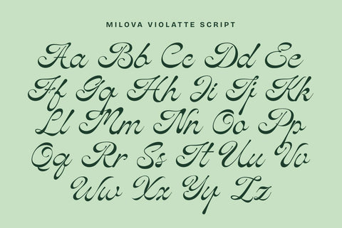 Milova Violatte Font Zeenesia Std 