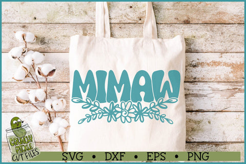 Mimaw Flowers SVG File SVG Crunchy Pickle 