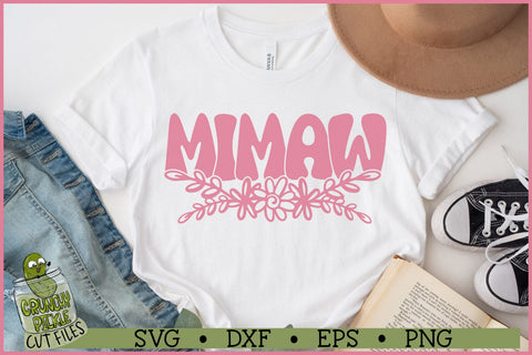 Mimaw Flowers SVG File SVG Crunchy Pickle 