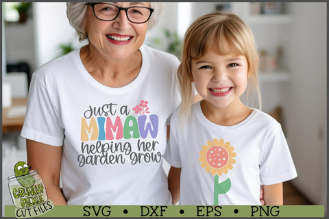 Mimaw Helping Her Garden Grow SVG File SVG Crunchy Pickle 