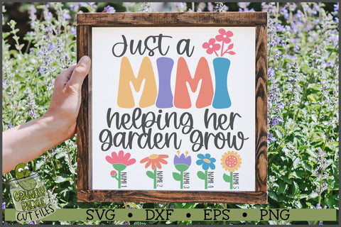 Mimi Helping Her Garden Grow SVG File SVG Crunchy Pickle 