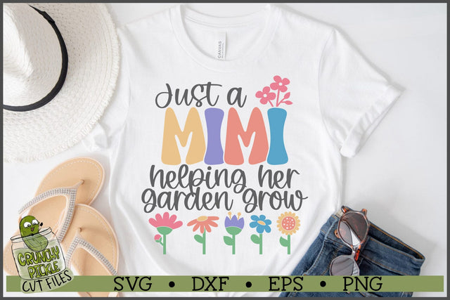 Mimi Helping Her Garden Grow SVG File SVG Crunchy Pickle 