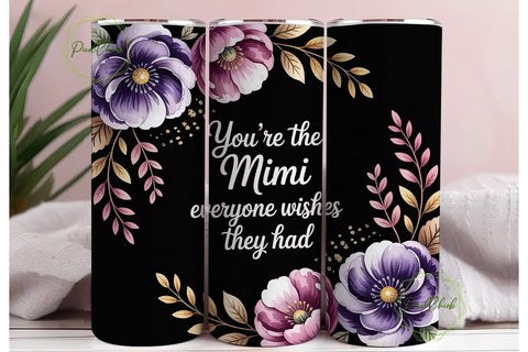 Mimi Tumbler Wrap 20oz Sublimation PixelChick 