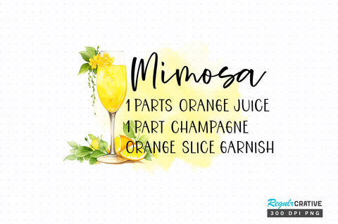 Mimosa PNG design Sublimation Regulrcrative 