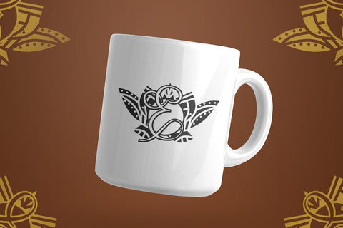 Mind Lotus Mandala Monogram Font Dm Letter Studio 