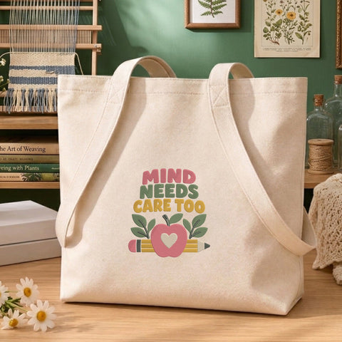 Mind Needs Care Too Embroidery Design – Mental Health Awareness Apple Pencil Machine Embroidery File Embroidery/Applique DESIGNS PatternFeed8 