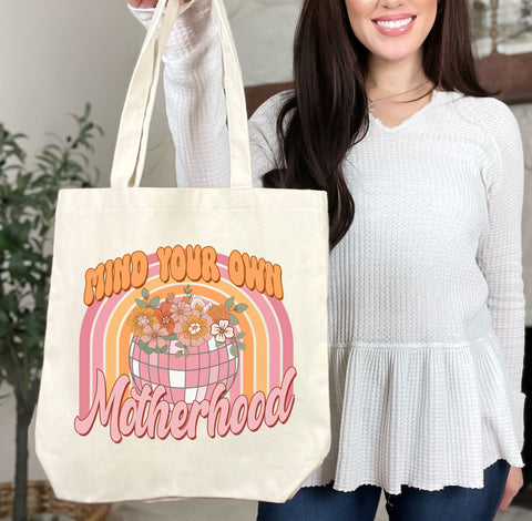 Mind Your Own Motherhood Rainbow SVG PNG SVG So Fontsy Design Shop 