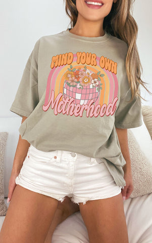 Mind Your Own Motherhood Rainbow SVG PNG SVG So Fontsy Design Shop 