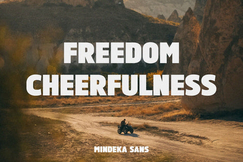 Mindeka - Ultra Bold Sans Serif Font studioalmeera 