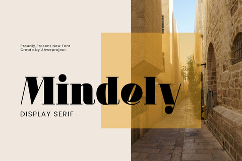 Mindely Font ahweproject 