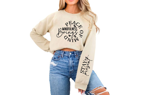 Mindfulness Brings Peace of Mind SVG Sleeve Design SVG Designangry 