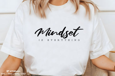 Mindset is everything Svg, Inspirational Svg, Positive Quote Svg, Mental Health Svg SVG Artinrhythm shop 