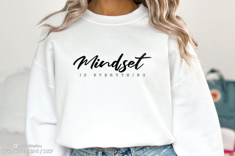 Mindset is everything Svg, Inspirational Svg, Positive Quote Svg, Mental Health Svg SVG Artinrhythm shop 