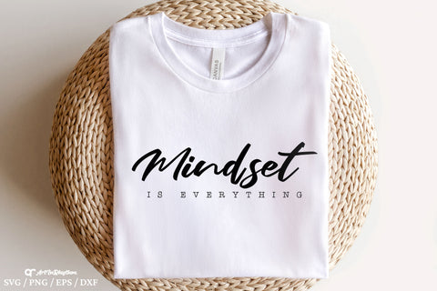 Mindset is everything Svg, Inspirational Svg, Positive Quote Svg, Mental Health Svg SVG Artinrhythm shop 