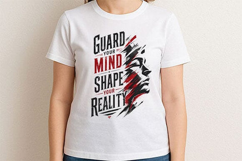 Mindset PNG Guard Your Mind Shape Your Reality Motivational Digital Download SVG BillahCrafts 