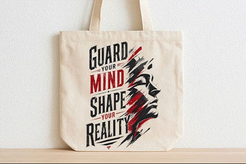 Mindset PNG Guard Your Mind Shape Your Reality Motivational Digital Download SVG BillahCrafts 