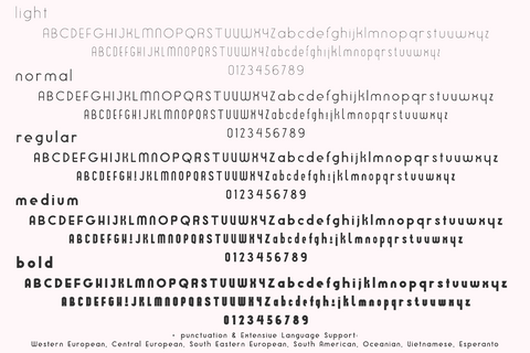 Mindspeak Sans - A 5 Font Family Font Beck McCormick 