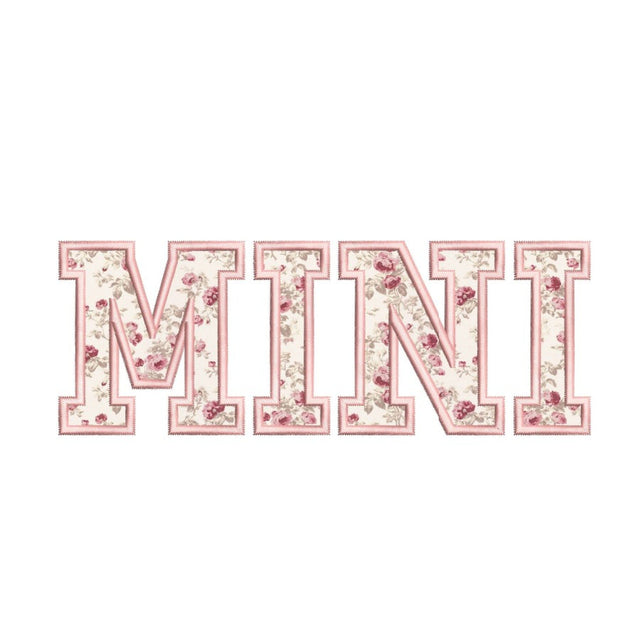 Mini Applique Embroidery Design, Retro Machine Embroidery Design, 5 sizes, Instant Download Embroidery/Applique DESIGNS Nino Nadaraia 