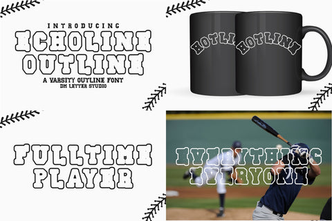 Mini Bundle – Echoline Collection Font Dm Letter Studio 