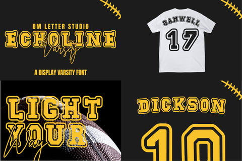 Mini Bundle – Echoline Collection Font Dm Letter Studio 