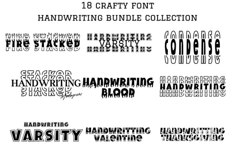 Mini Bundle: Handwriting Collection Font Dm Letter Studio 