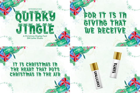 Mini Bundle - Quirky Collection Font Dm Letter Studio 