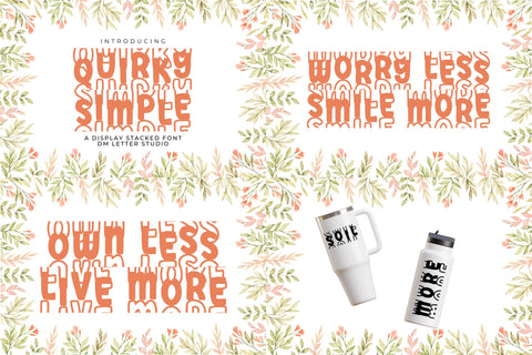 Mini Bundle - Quirky Collection Font Dm Letter Studio 