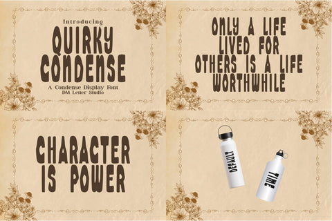 Mini Bundle - Quirky Collection Font Dm Letter Studio 