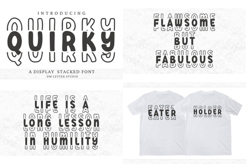 Mini Bundle - Quirky Collection Font Dm Letter Studio 