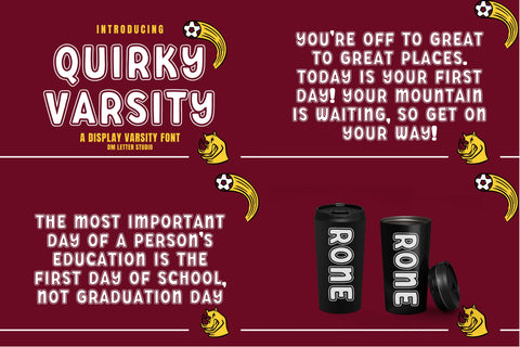 Mini Bundle - Quirky Collection Font Dm Letter Studio 