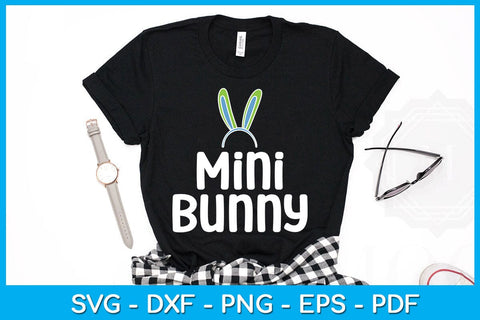 Mini Bunny Easter Sunday SVG PNG PDF Cut File SVG Creativedesigntee 