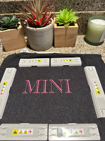 Mini Embroidery Design , 4 Sizes - File formats in pes,dst,jef,xxx,exp,vip,vp3, Instant Digital Download, mama, mini, mommy & me, matching Embroidery/Applique DESIGNS AestheticdesignsE 