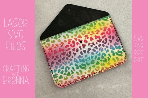 Mini Envelope Purse Laser SVG File SVG Crafting With Brenna 