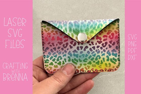 Mini Envelope Purse Laser SVG File SVG Crafting With Brenna 