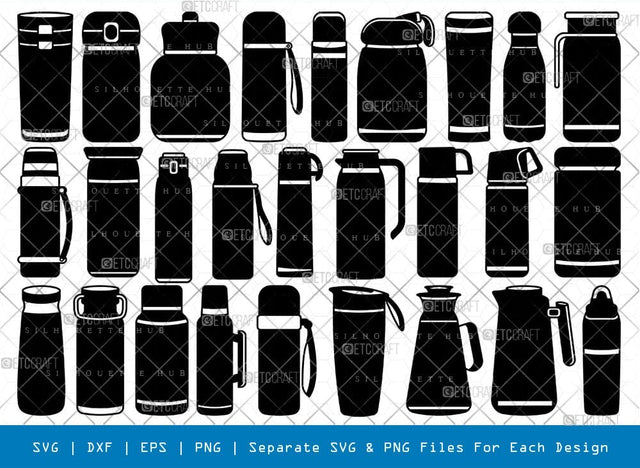 Mini Vacuum Flask Svg Cricut Cut Files Png Bundle, SB01104 SVG ETC Craft 