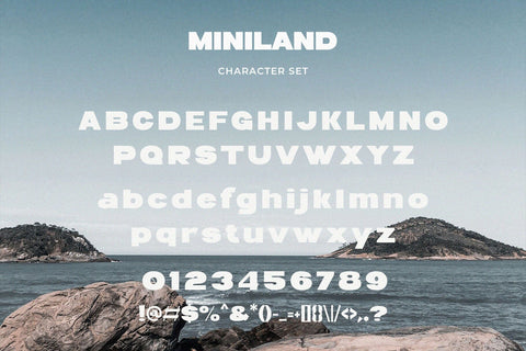 Miniland - A Bold Sans Serif Font studioalmeera 
