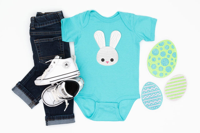 Minimal Bunny Face Mini Embroidery Embroidery/Applique DESIGNS Designed by Geeks 