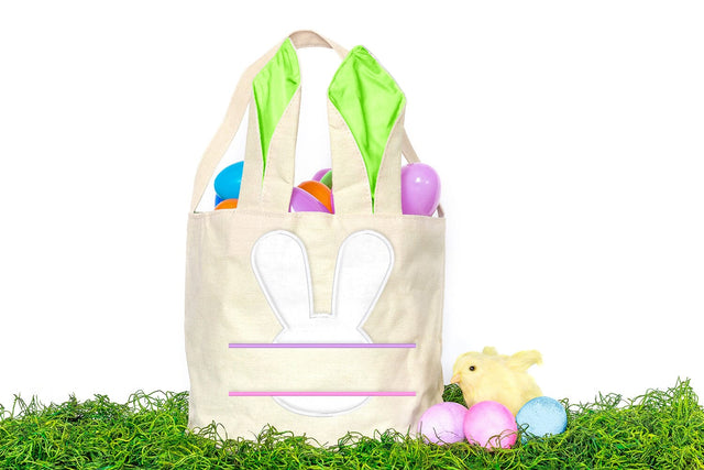 Minimal Bunny Face Split Applique Embroidery Embroidery/Applique DESIGNS Designed by Geeks 