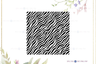 Minimal Leopard Animal Print, Leopard Print Pattern, Black & White Leopard Spots SVG FiveStarCrafting 