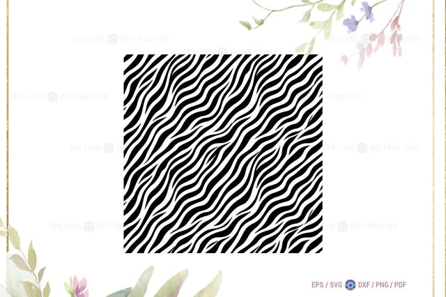 Minimal Leopard Animal Print, Leopard Print Pattern, Black & White Leopard Spots SVG FiveStarCrafting 