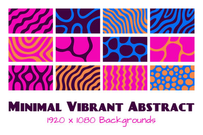 Minimal Vibrant Abstract 1920 x 1080 Backgrounds Digital Pattern Rin Green 