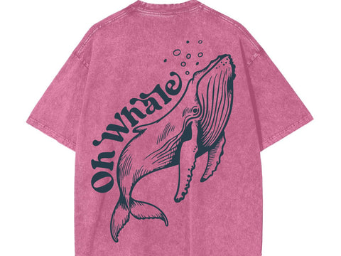 Minimalist Beach Shirt, Funny Meme Shirt, Oh Whale Shirt, Summer Aesthetic SVG DesignDestine 