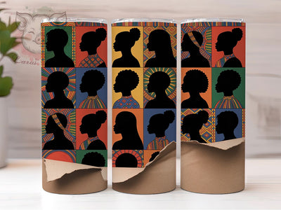 Minimalist Black History Tumbler, Black History Month, Cultural Design, Modern Art, Tumbler Wrap, Sublimation Design, 20oz Tumbler Sublimation Lara' s Designs 
