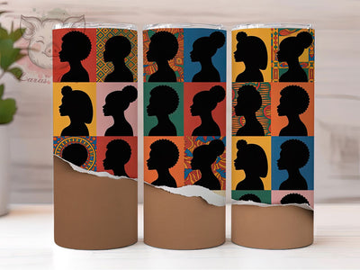 Minimalist Black History Tumbler, Black History Month, Cultural Design, Modern Art, Tumbler Wrap, Sublimation Design, 20oz Tumbler Sublimation Lara' s Designs 