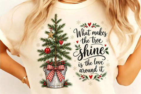 Minimalist Christmas Tree PNG, Rustic Po SVG SVGista 