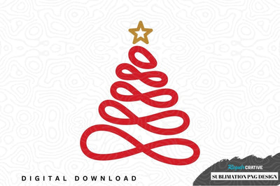 Minimalist christmas tree sublimation png design Sublimation Regulrcrative 