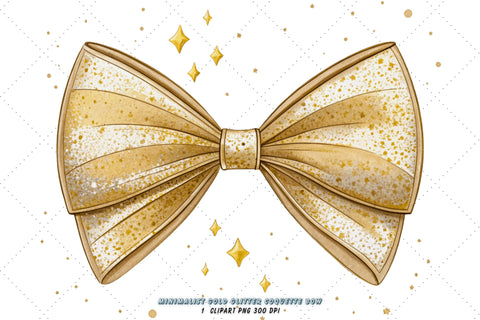 Minimalist Gold Glitter Coquette Bow Clipart, minimalist gold bow, glitter coquette bow, sleek bow design, gold glitter clipart, digital bow design, modern minimalist bow, glitter bow art, minimalist glitter design, Sublimation FloridPrintables 