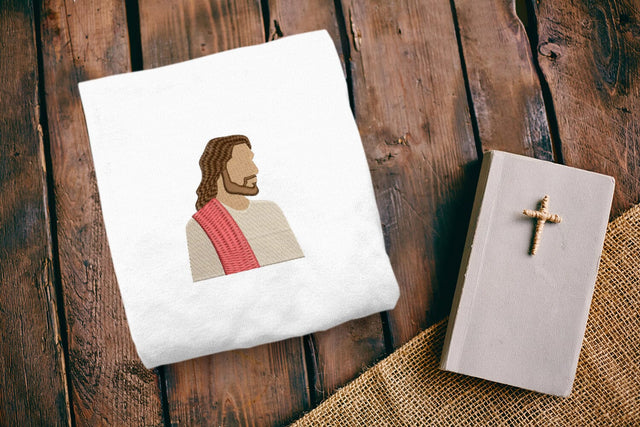 Minimalist Jesus Mini Embroidery Embroidery/Applique DESIGNS Risa Rocks It 