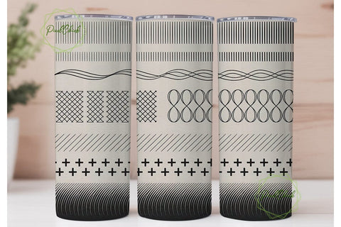 Minimalist Line Art Tumbler Wrap Sublimation PixelChick 